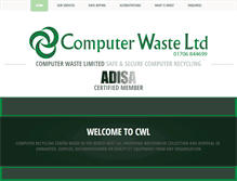 Tablet Screenshot of computer-waste.co.uk